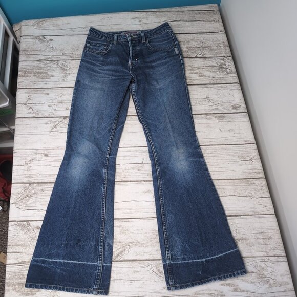 Vintage Silver Jeans Size 28 Flare Medium Wash Sample - Picture 1 of 9